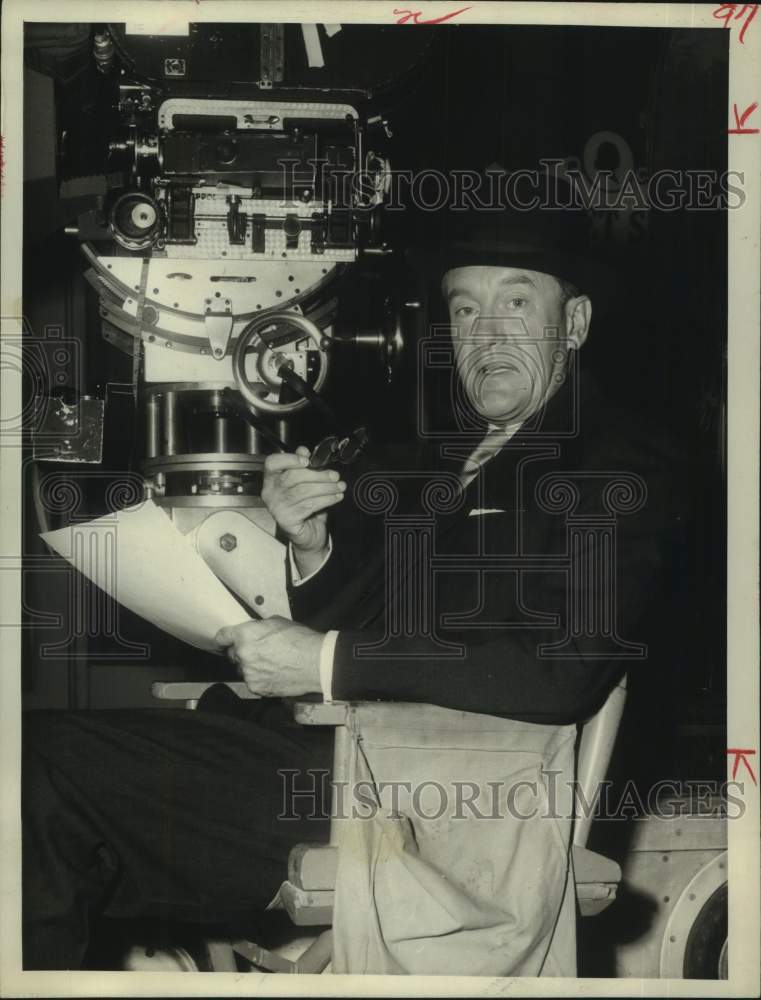 1957 Press Photo George Sanders in Mystery Theatre on NBC-TV - Historic Images