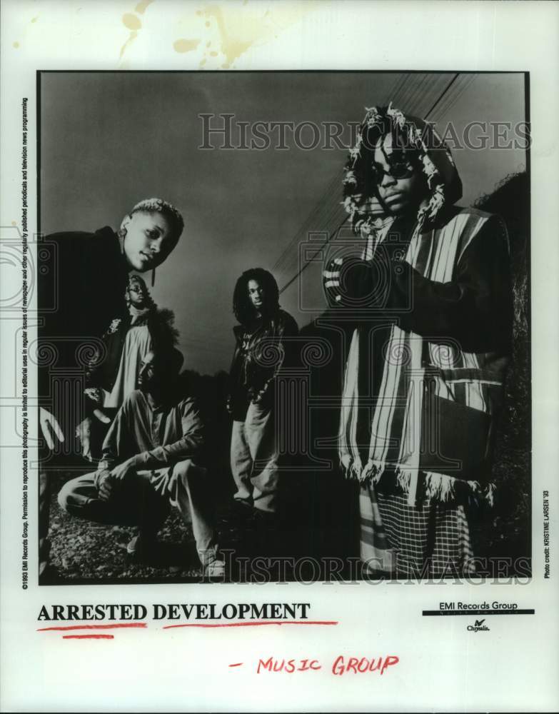 1993 Press Photo Arrested Development Music Group - Historic Images