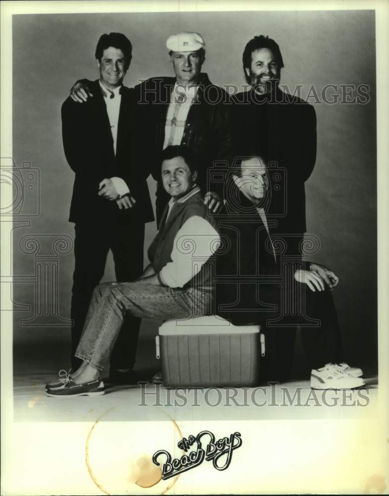 1991 Press Photo Members of the Group The Beach Boys - Historic Images