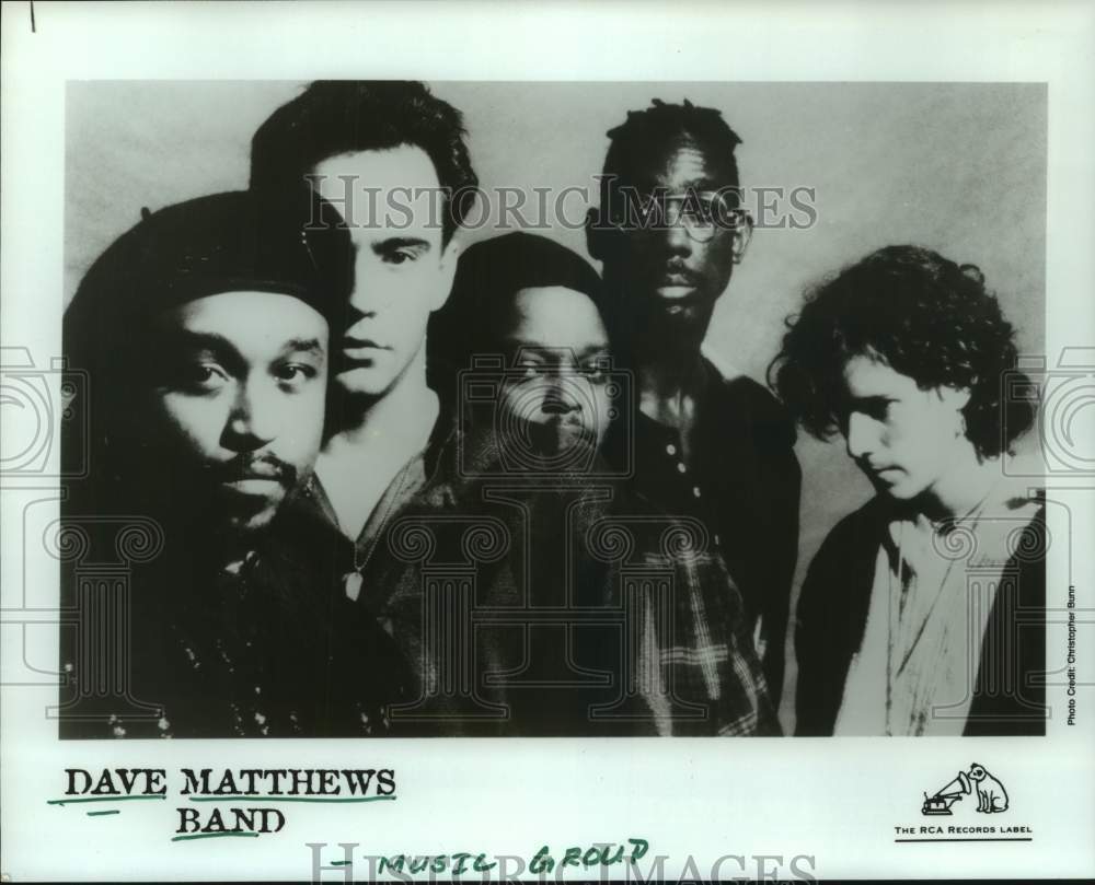 1990 Press Photo The Dave Mathews Band members - Historic Images