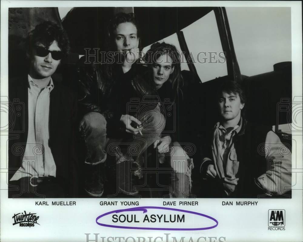 1988 Press Photo Members of the rock band Soul Asylum - Historic Images