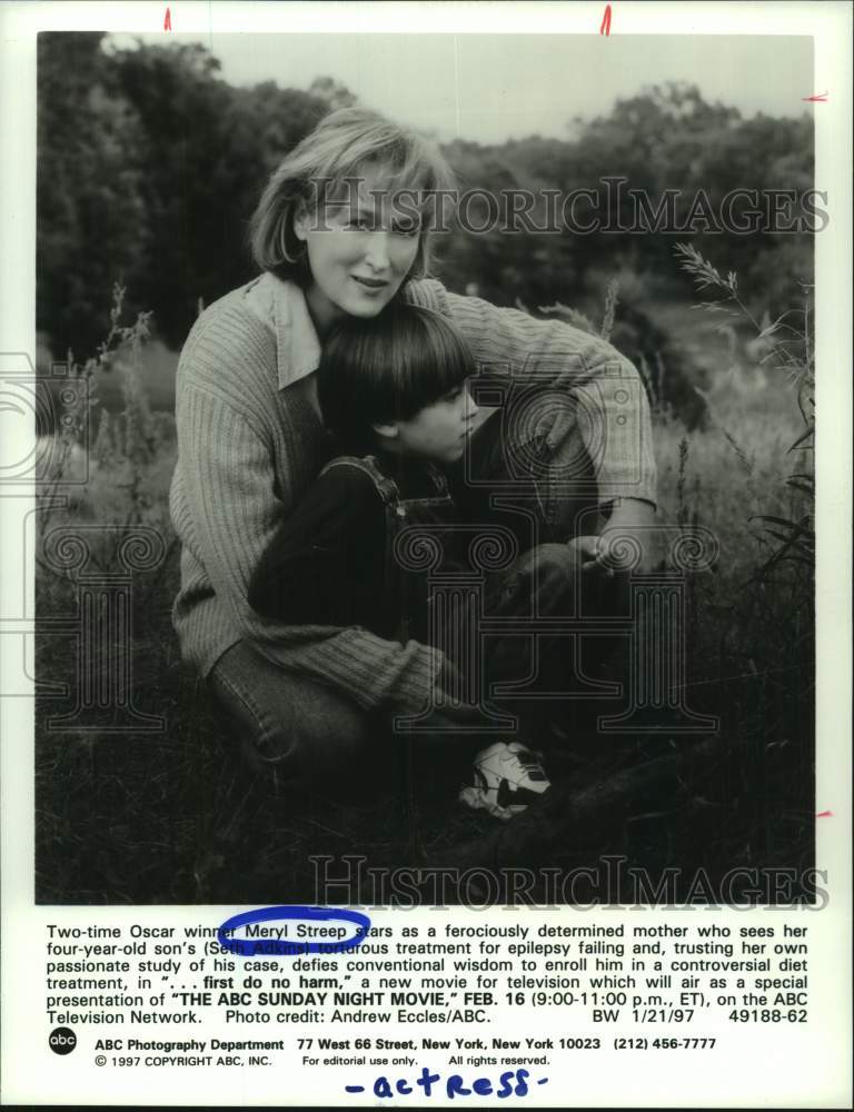 1997 Press Photo Meryl Streep & Seth Adkins star in ". . . first do no harm" - Historic Images