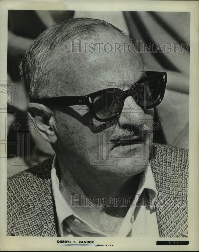 1966 Press Photo Darryl F. Zanuck, film producer - Historic Images