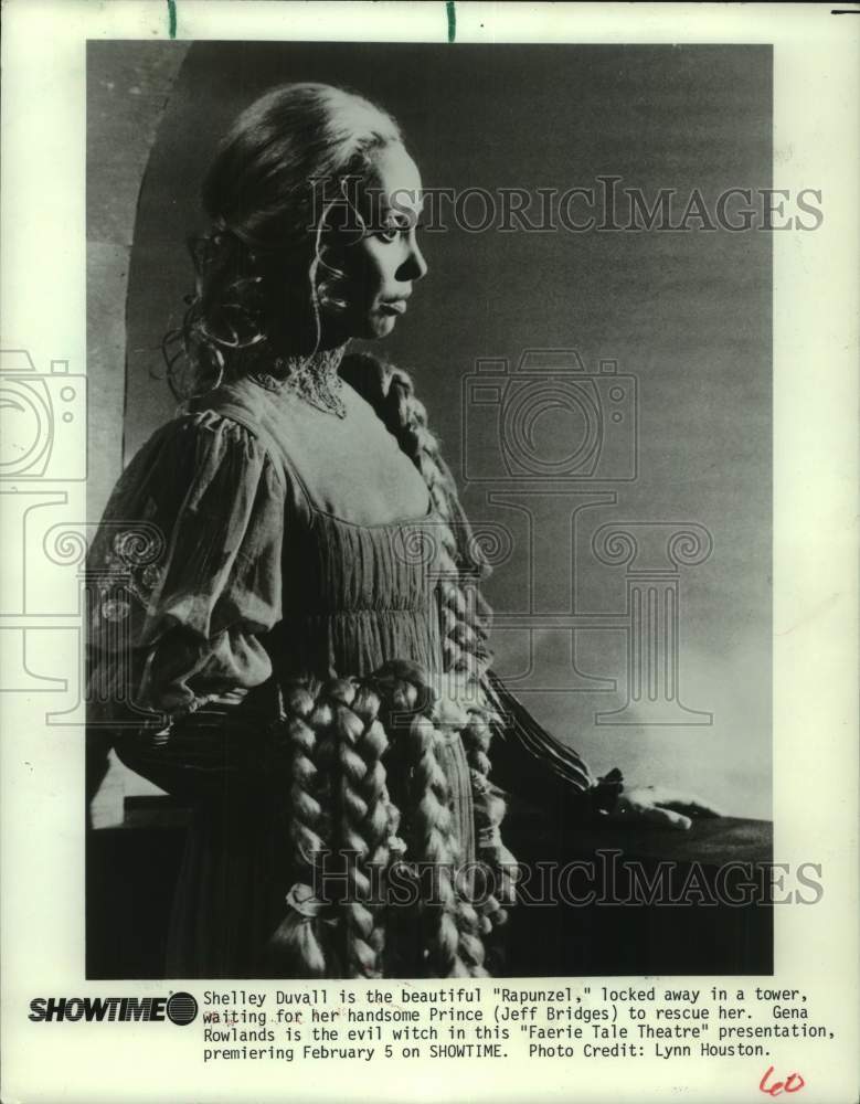 1983 Press Photo Actress Shelley Duvall stars in &quot;Rapunzel&quot; - Historic Images