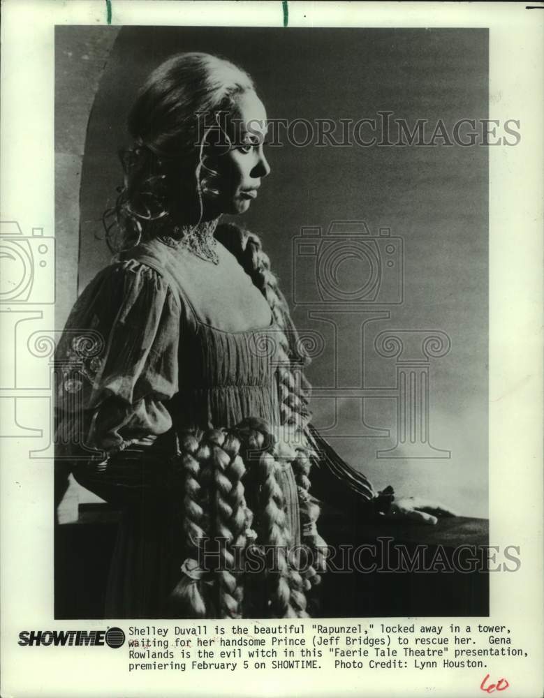 1983 Press Photo Actress Shelley Duvall stars in "Rapunzel" - Historic Images