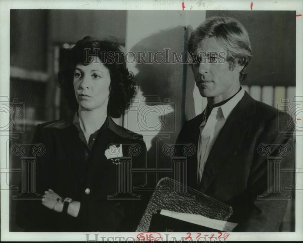 1985 Press Photo "Brubaker" - Jane Alexander and Robert Redford - Historic Images