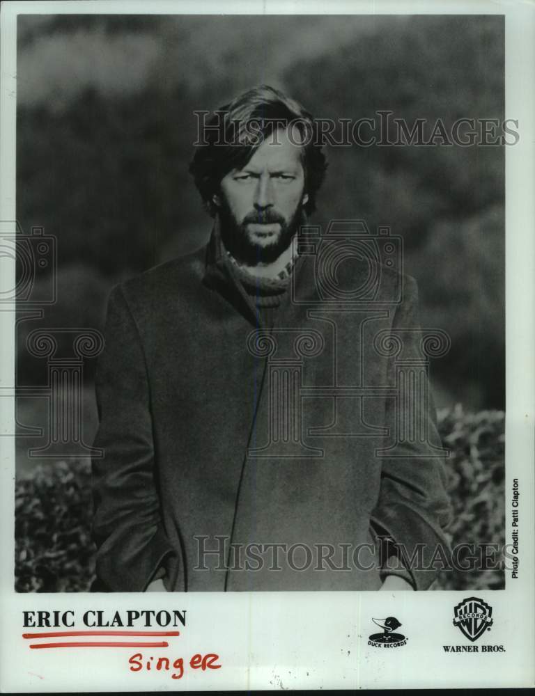 1985 Singer Eric Clapton - Historic Images