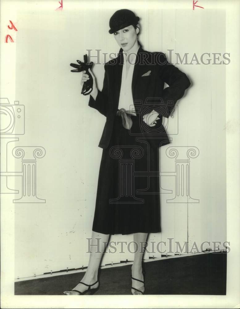 1979 Press Photo Outfit designed by Betty Hansen for spring - Historic Images