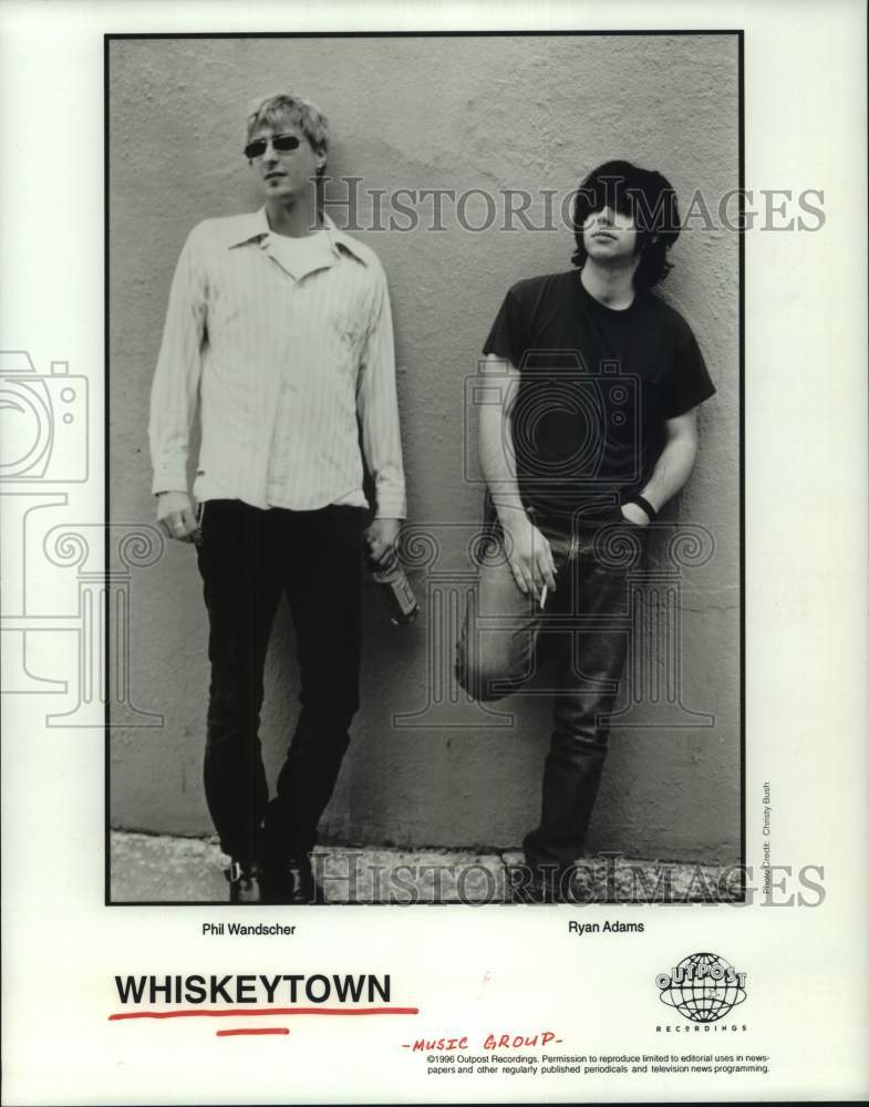 1997 Press Photo A few members of the music group "Whiskeytown" - Historic Images
