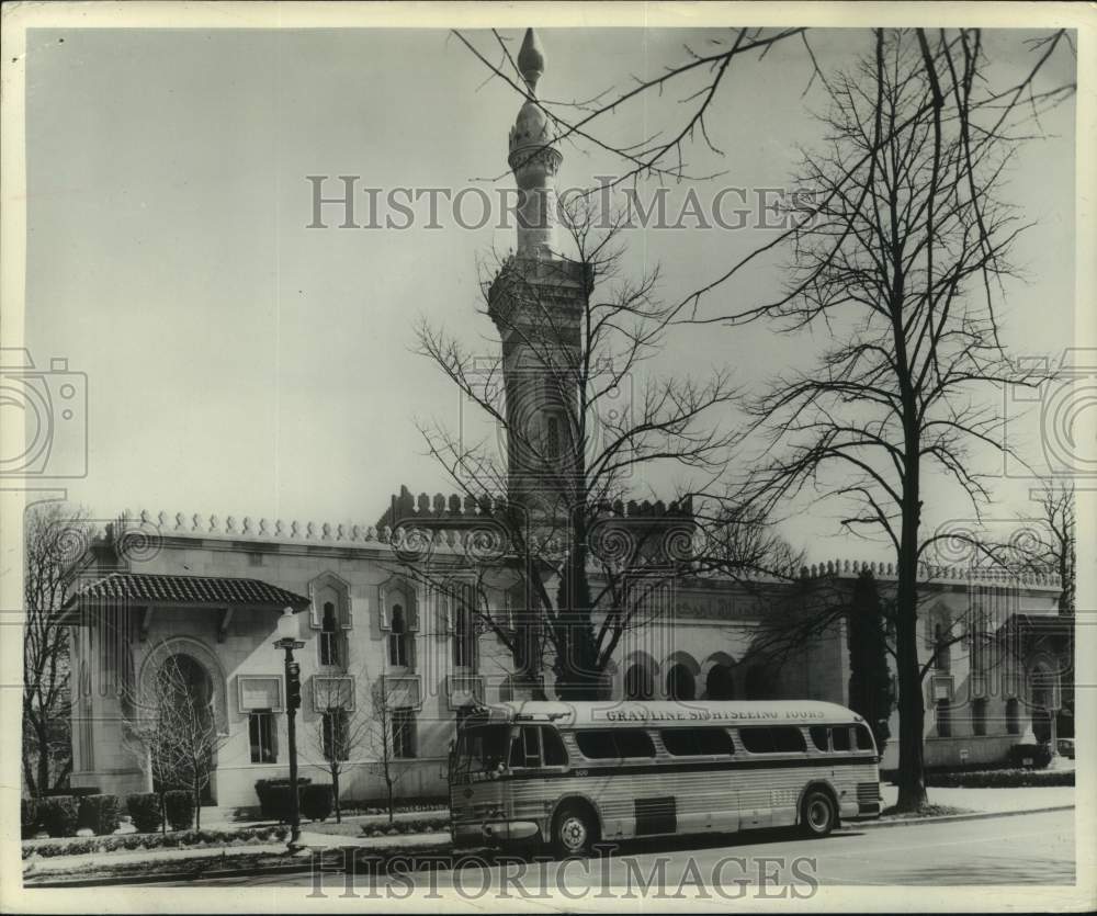 1955 Press Photo Street View of Washington D.C. - Historic Images