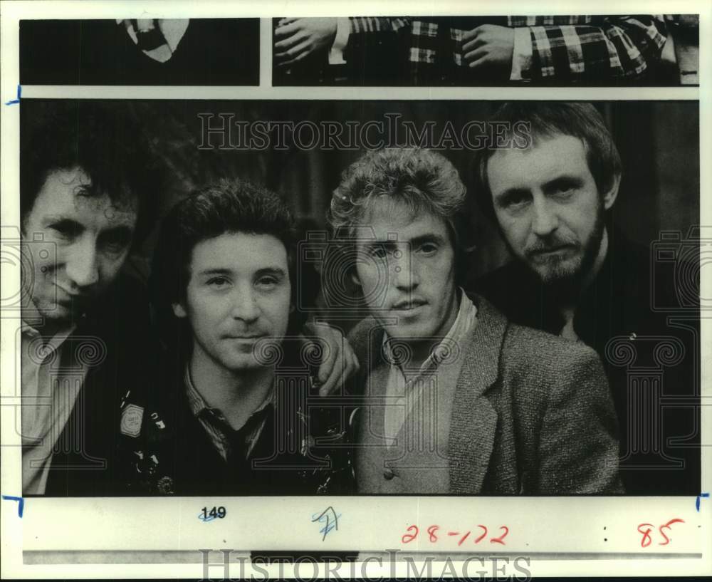 1982 Press Photo Members of the rock band The Who - Historic Images