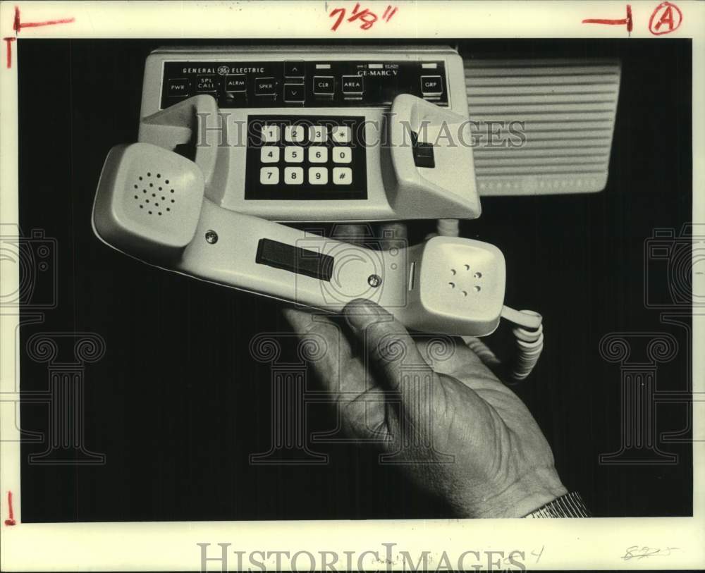 1985 Press Photo General Electric telephone - Historic Images