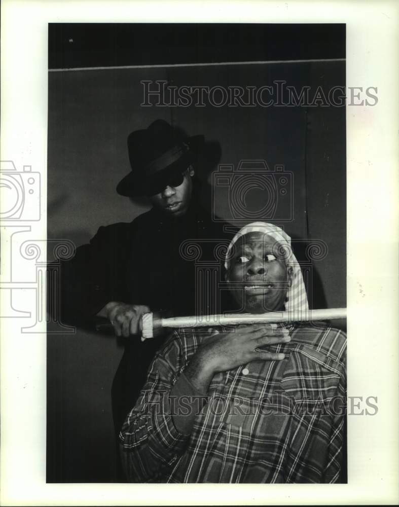 1991 Press Photo J.E.T. Jr. and Joseph S. Harper, "Christmas Is Comin' Uptown" - Historic Images