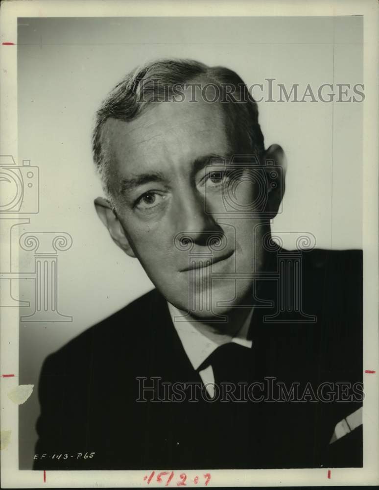 1955 Press Photo Alec Guinness, Actor - Historic Images