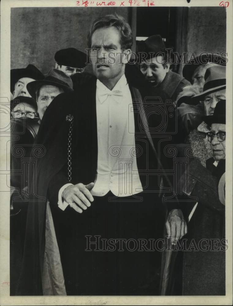 1969 Press Photo Scene from "Counterpoint" with Charlton Heston - Historic Images