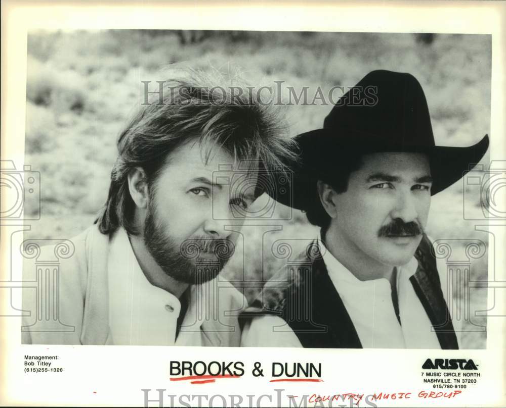 1994 Press Photo Brooks &amp; Dunn - country music group - Historic Images