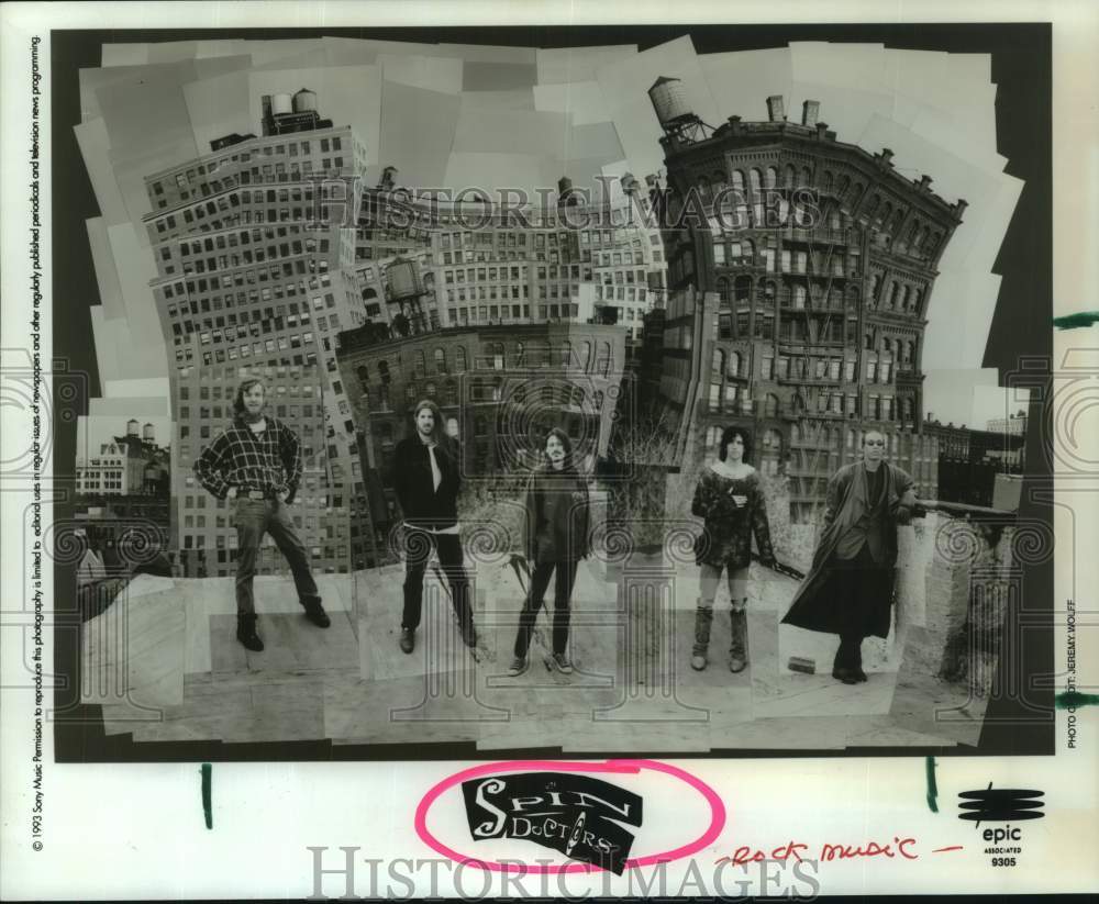 1994 Press Photo Members of the Rock Music Group "Spin Doctors" - Historic Images