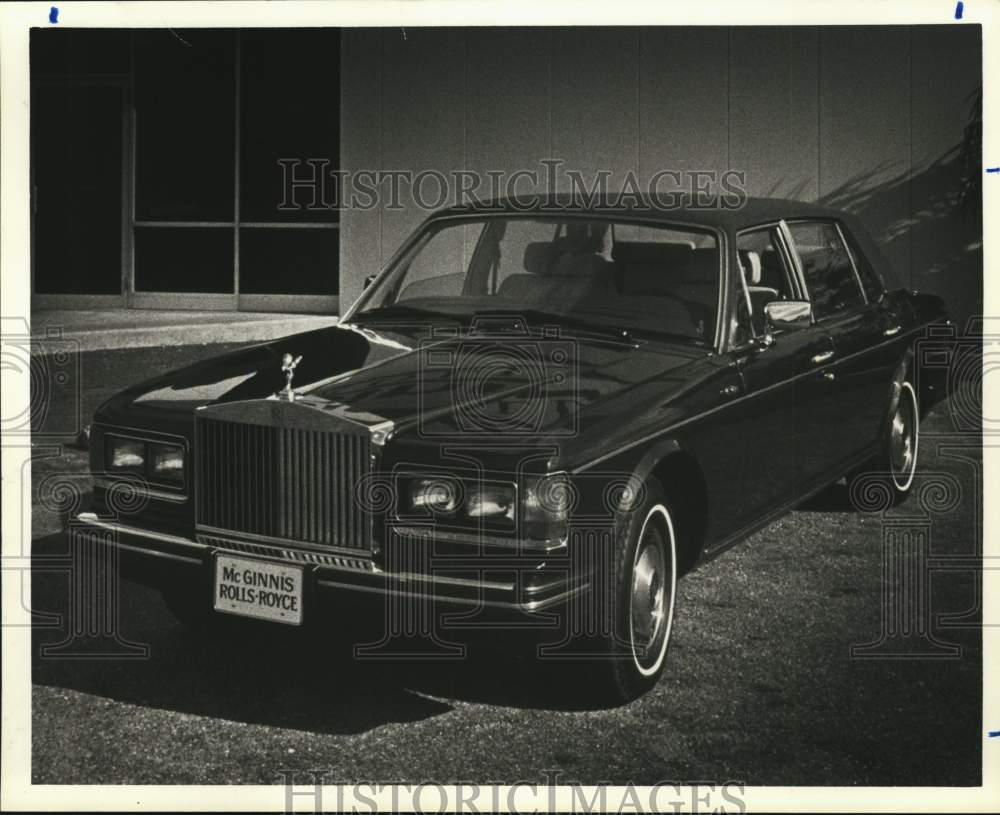 1985 Press Photo A Rolls-Royce "Centenary Edition" Silver Spur - hcx46536 - Historic Images