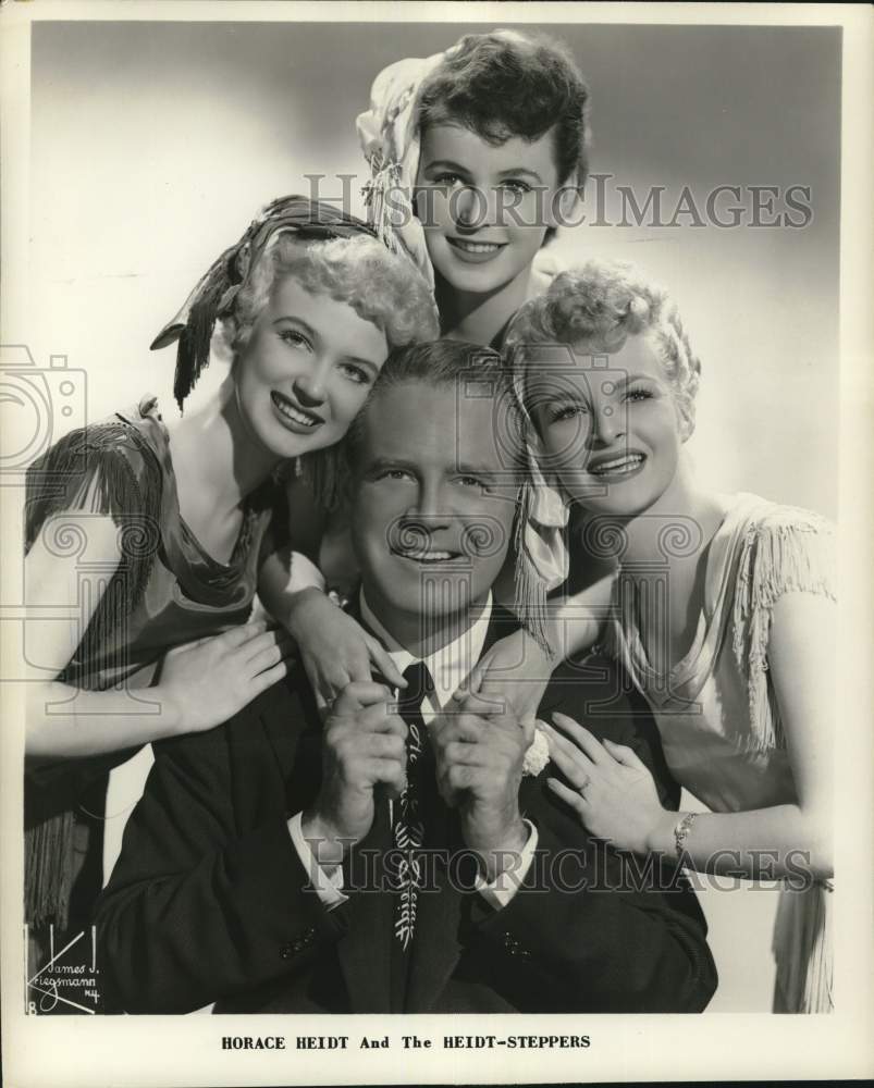 1955 Press Photo Horace Heidt and the Heidt-Steppers - hcx47803- Historic Images