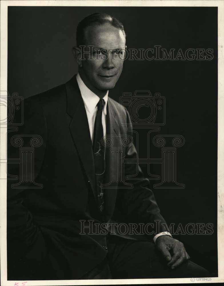 1958 Press Photo Wendel Ley, Wood Forest Foundation President. - hcx49304- Historic Images