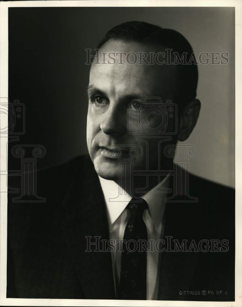 1959 Press Photo Southwestern Bell Telephone General Manager William L. Lindholm - Historic Images