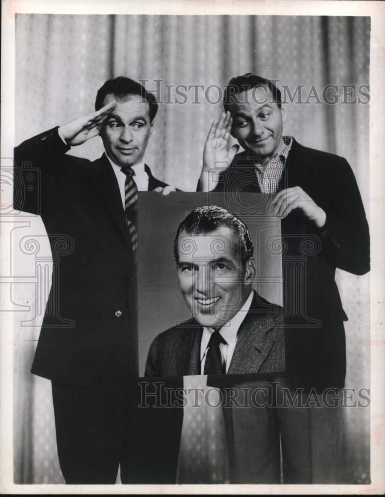 1960 Press Photo Television host Ed Sullivan saluted. - hcx53084 - Historic Images