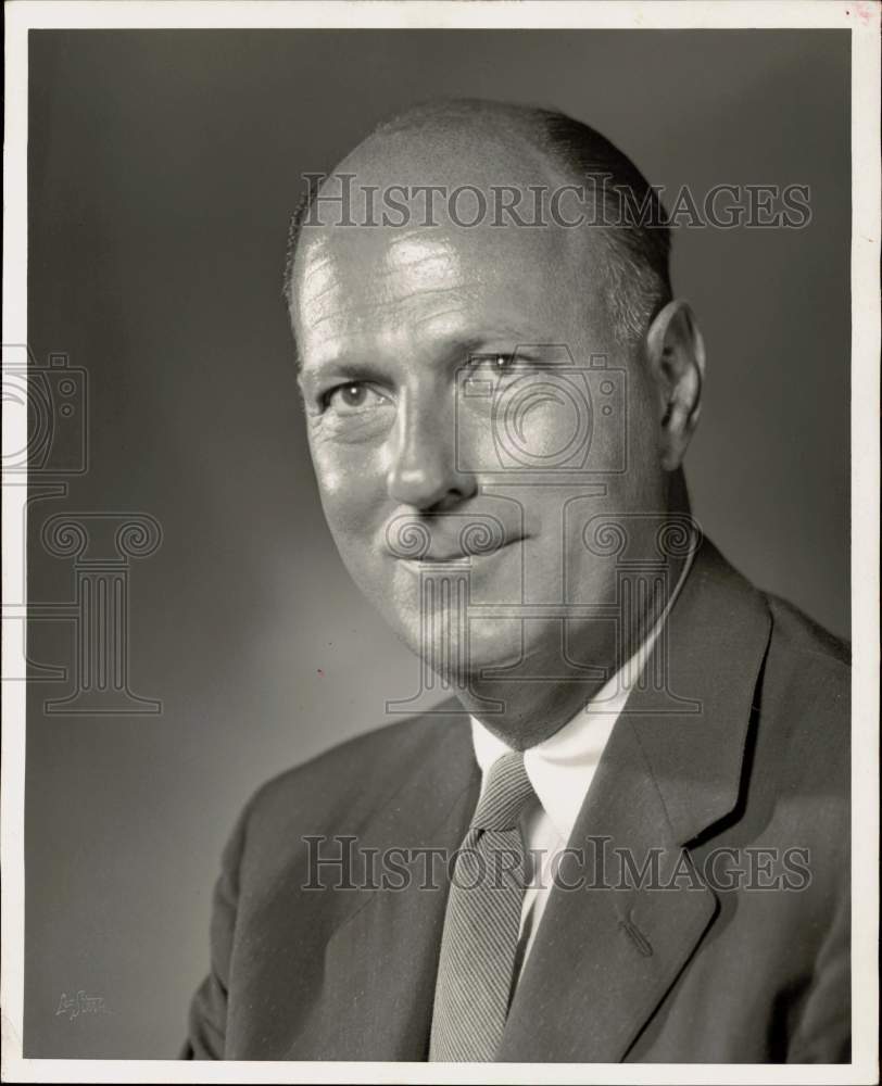 1959 Press Photo Henry H. Mudd, Southwestern Bell Telephone Company Manager- Historic Images