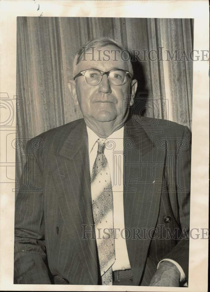 1958 Press Photo James G. Wunsche, Houston Precinct 7 Justice of the Peace- Historic Images