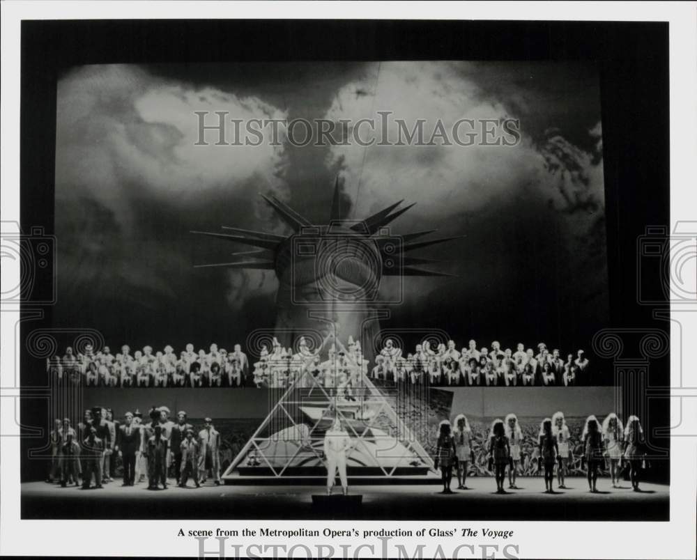 1996 Press Photo A scene from &quot;The Voyage&quot; at Metropolitan Opera in New York- Historic Images