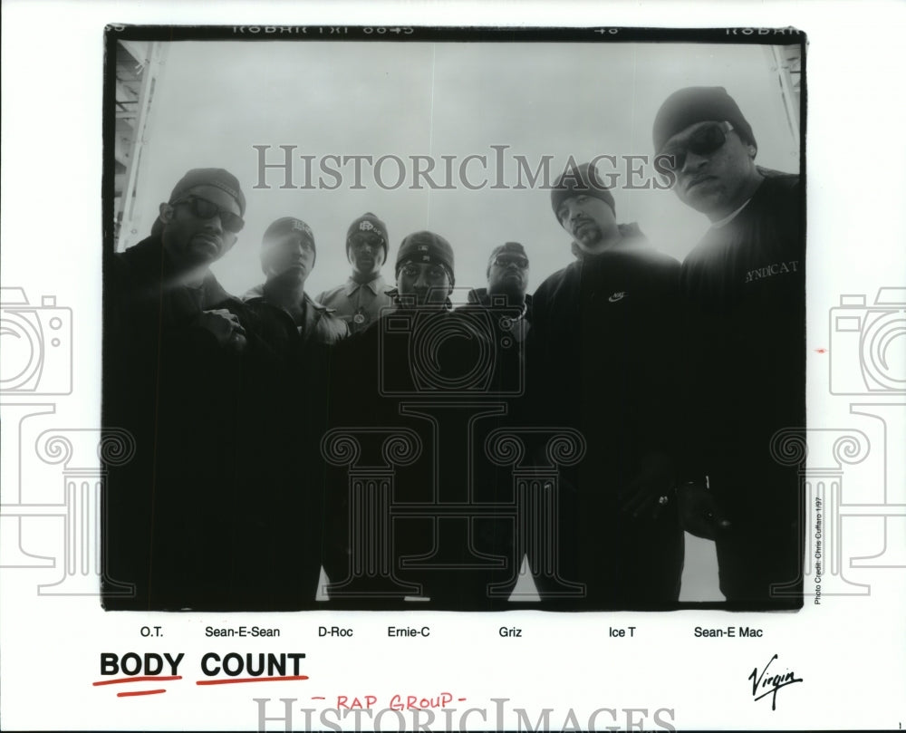 1997 Press Photo Rap Group Body Count - Historic Images