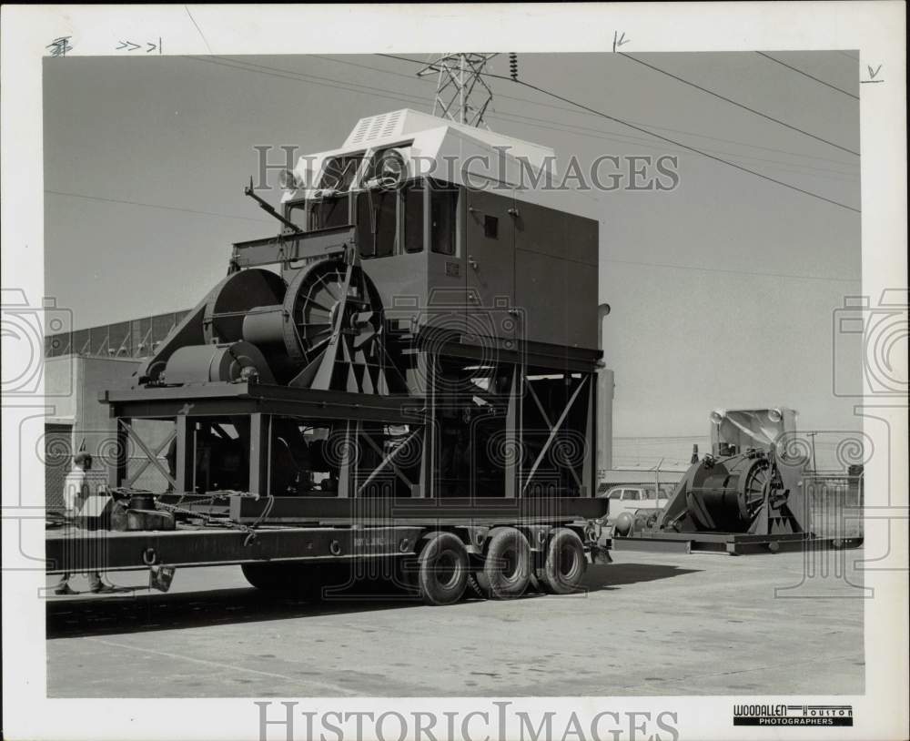 1966 Press Photo Well logging unit by Schlumberger to be used in Project Mohole- Historic Images