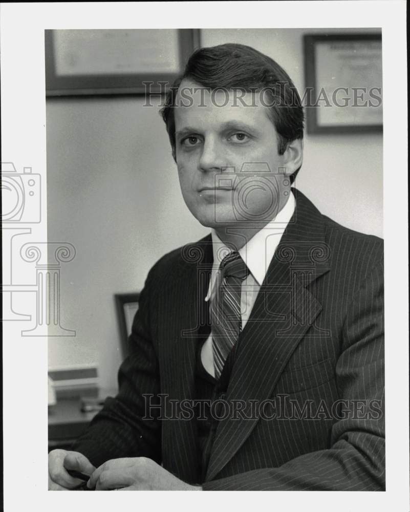 1979 Press Photo Government Employees&#39; Credit Union Head Gary Base, Texas - Historic Images