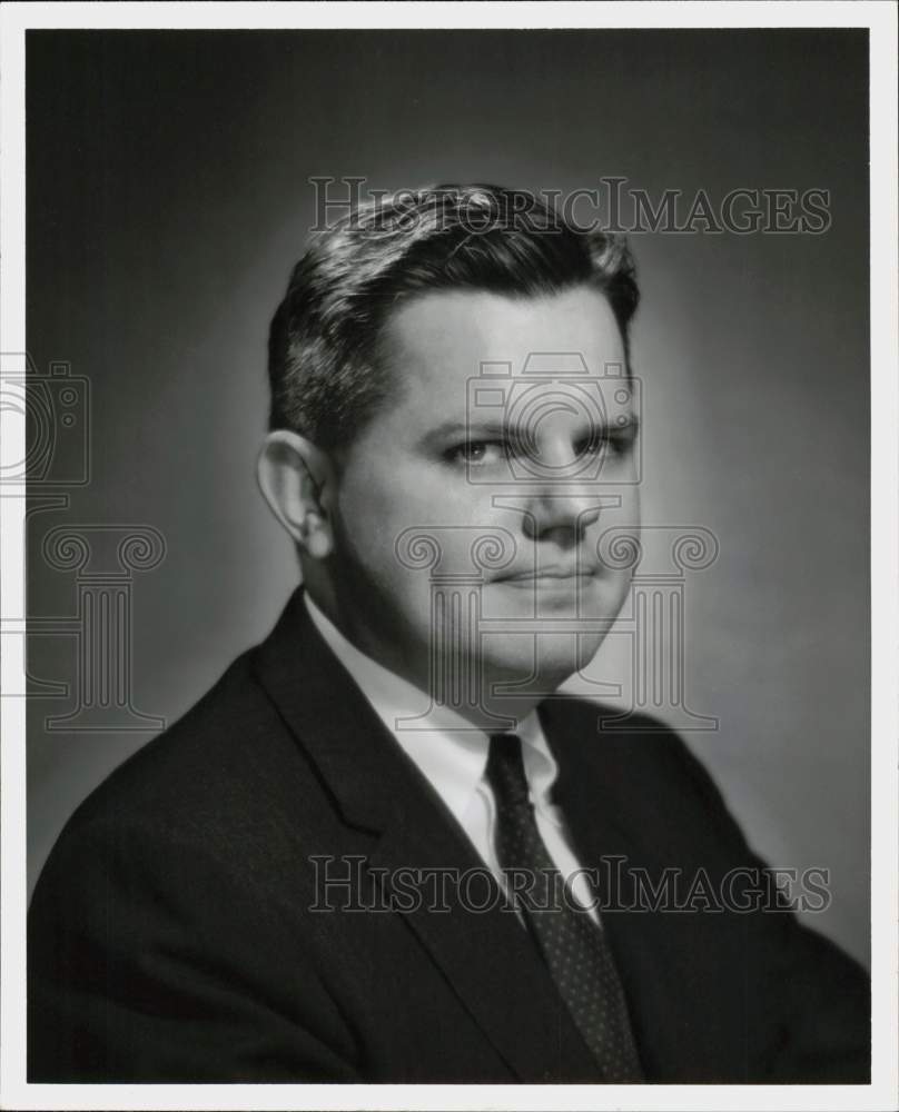 1959 Press Photo A. Harrel Blackshear, Southern National Bank vice president- Historic Images