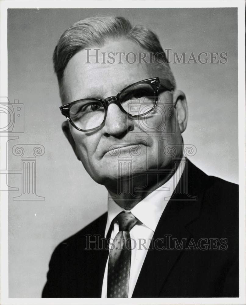 1965 Press Photo City Circulation Manager J.D. Hancock. - hpa59806 - Historic Images