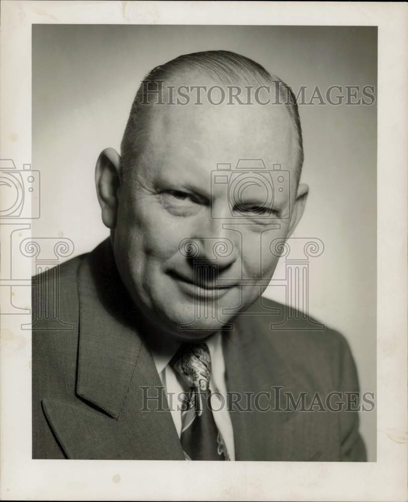 1952 Press Photo J.W. &quot;Jim&quot; Derr, businessman - hpa60401- Historic Images