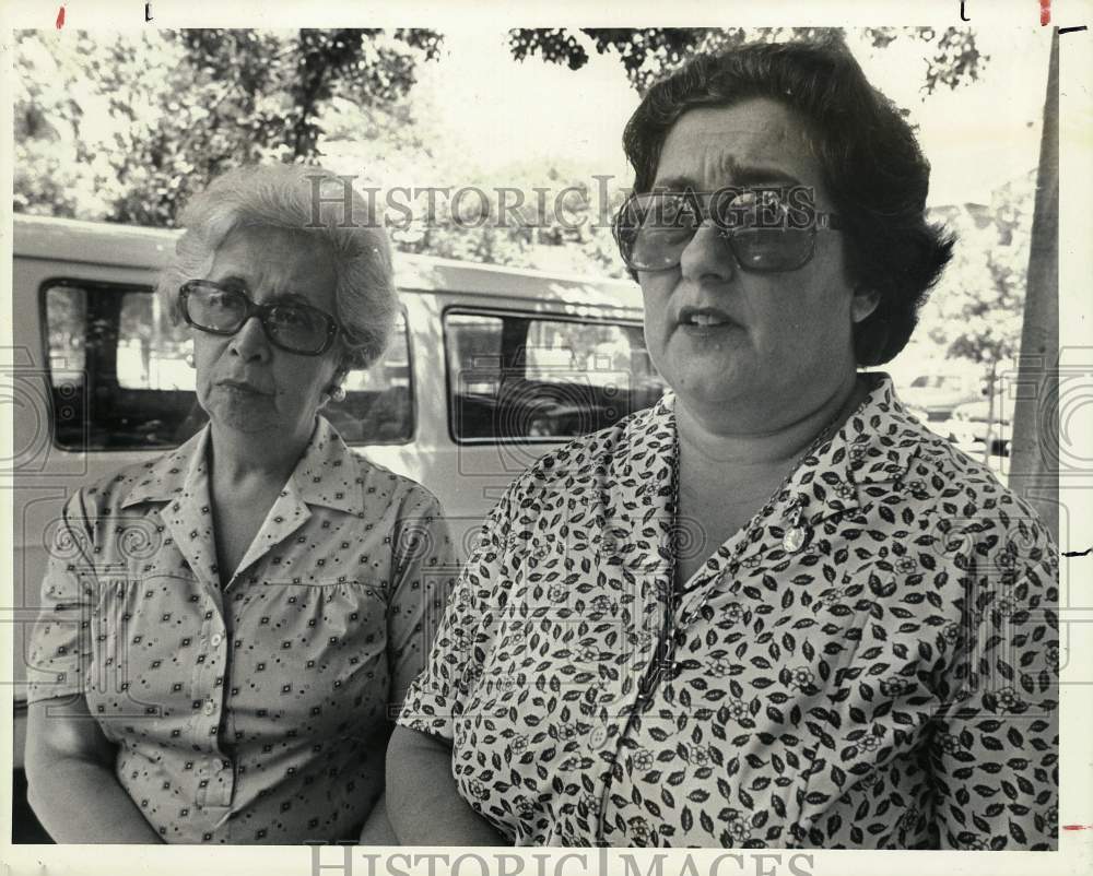 1981 Press Photo Argentine mothers Maria De Antokoletz and Hebbe de Bonafini- Historic Images