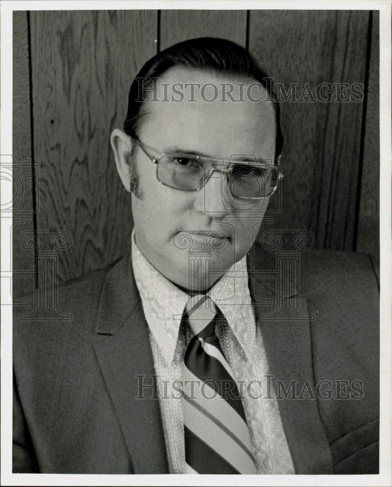 1973 Press Photo Acting Galveston, Texas Police Chief D.K. Lack - hpa65228- Historic Images