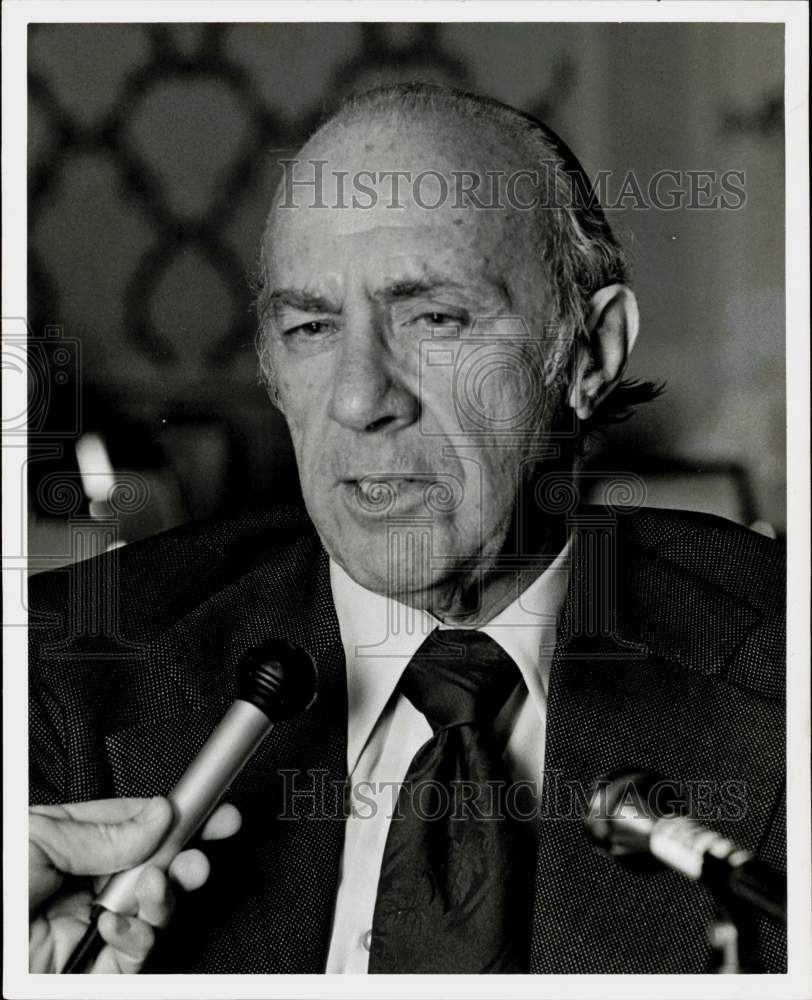 1975 Press Photo Arnold Forster, General Counsel for B&#39;Nai B&#39;rith league- Historic Images