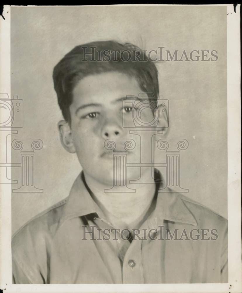 1947 Press Photo Willard T. McGough, missing boy - hpa71151- Historic Images