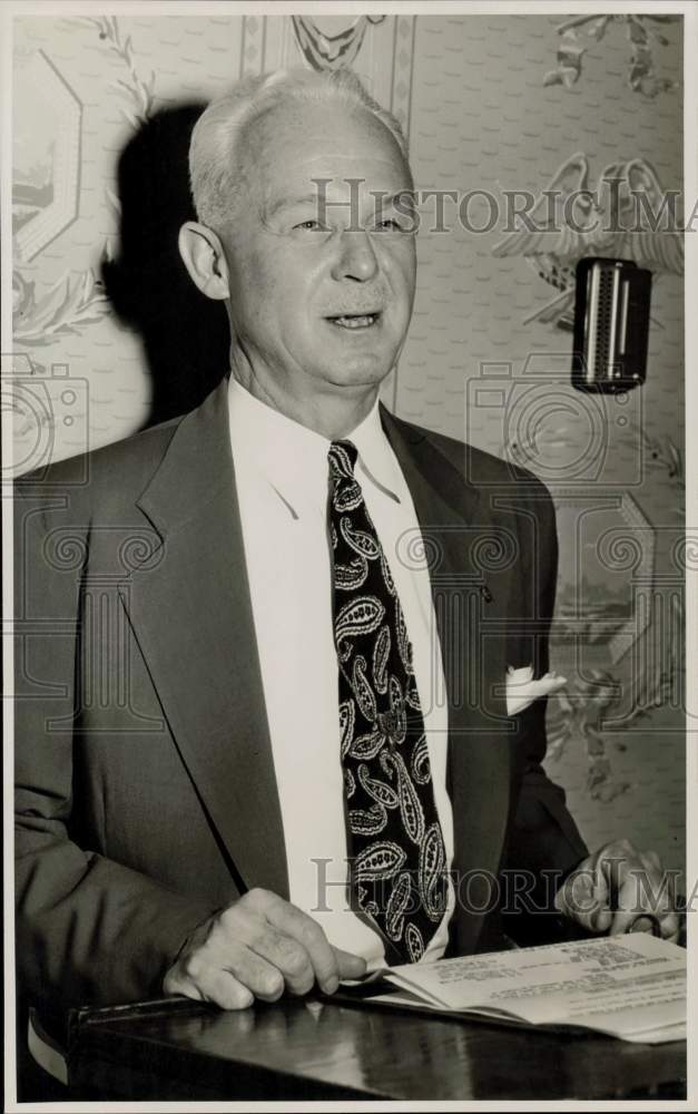 1956 Press Photo Edward G. Gavin, Editor, American Builder - hpa71681- Historic Images