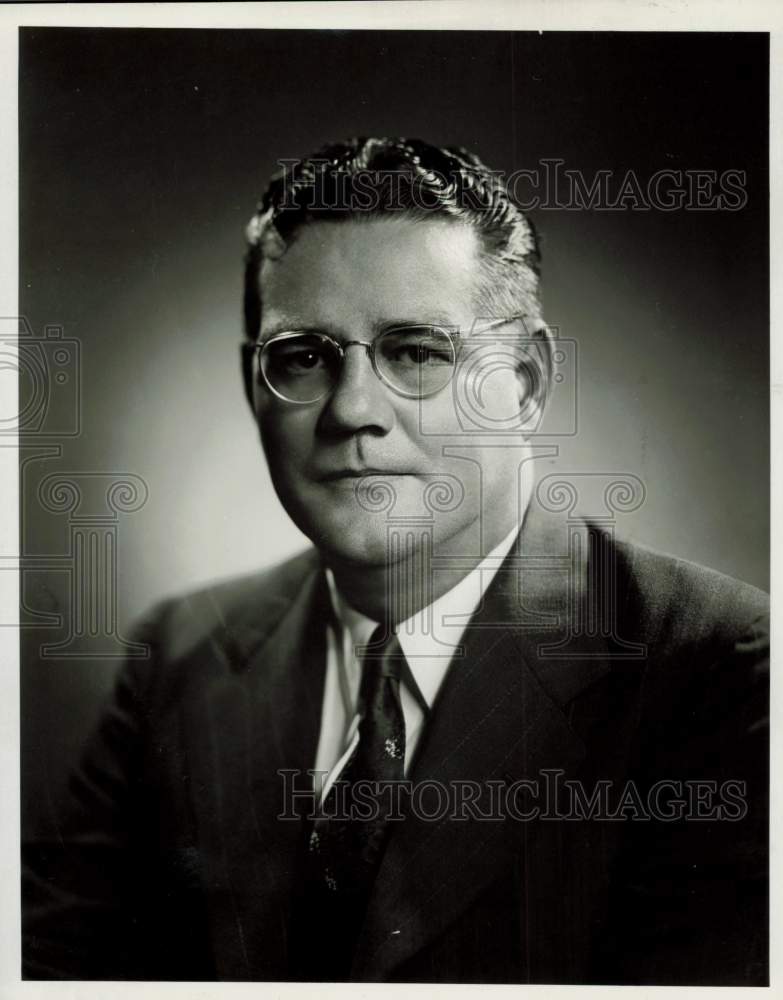 1956 Press Photo William Menasco, Houston banker - hpa72451- Historic Images