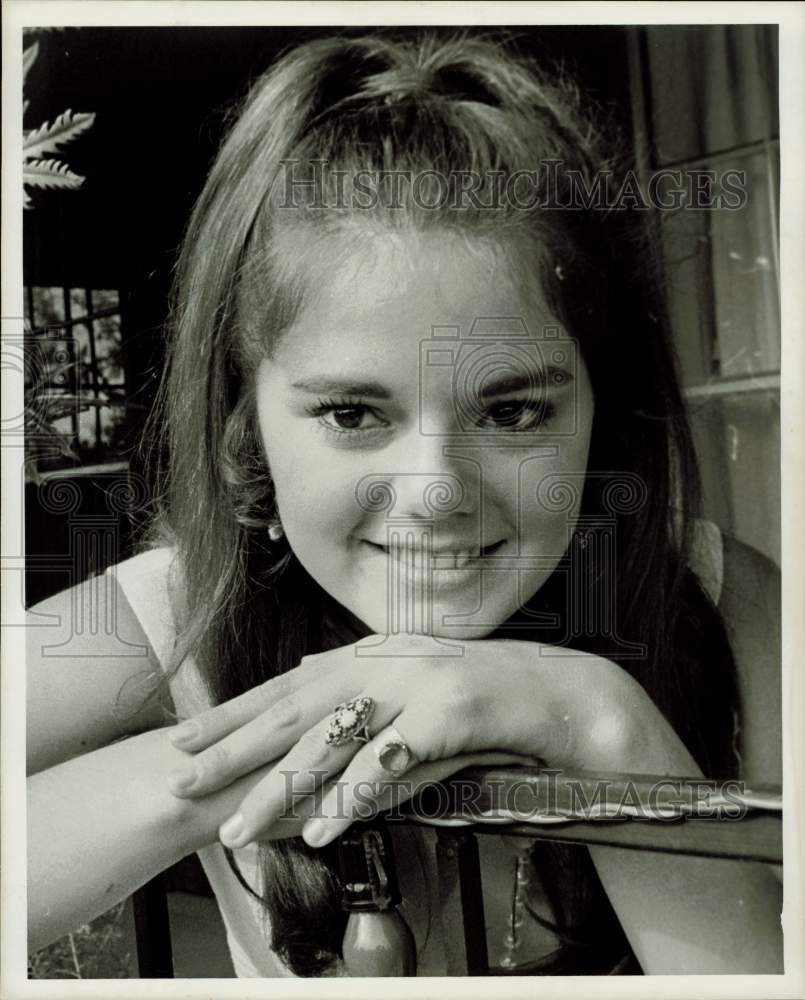 1969 Press Photo Nancy Laughlin, contestant in Maid of Cotton pageant, Texas.- Historic Images