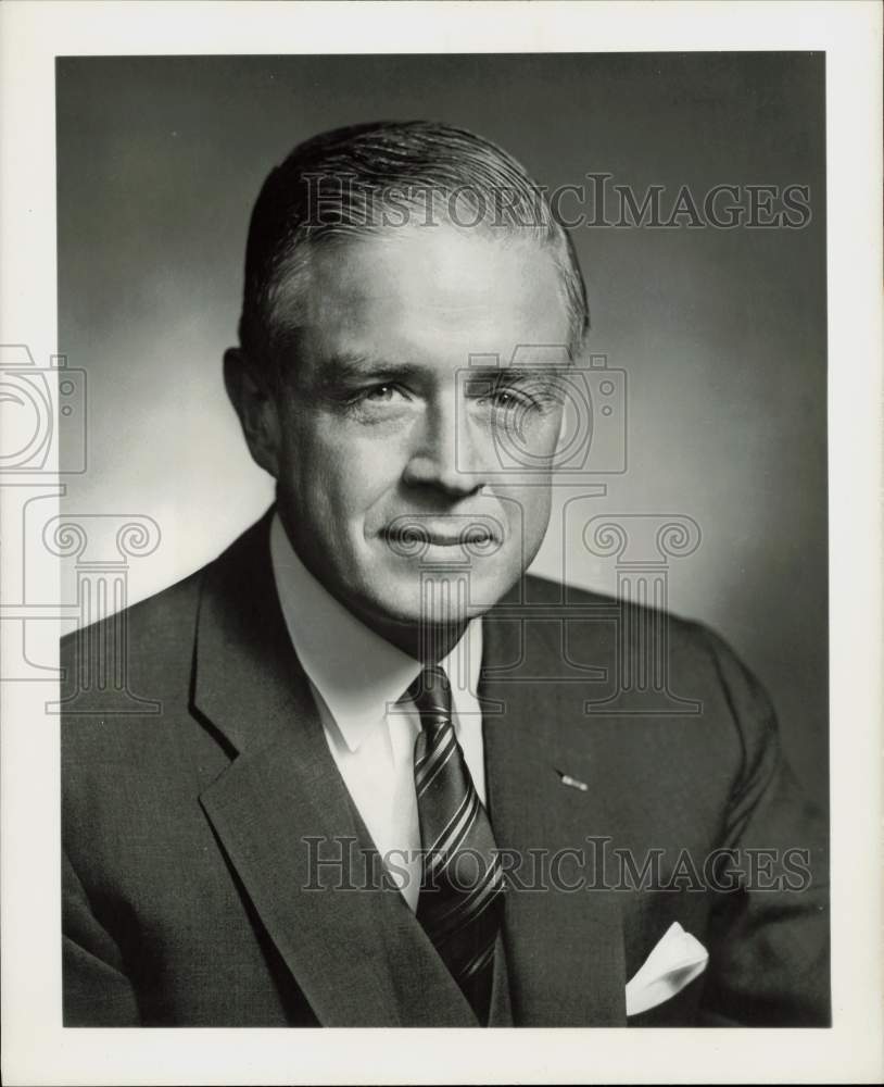 1958 Press Photo Thomas Watson, International Business Machine President- Historic Images