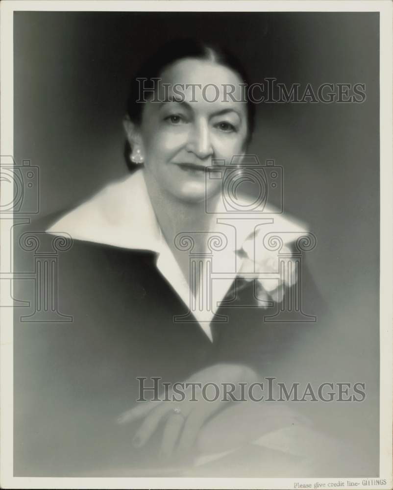 1963 Press Photo Gladys Horwitz, Second Vice President - Pilots Clerk in Texas.- Historic Images