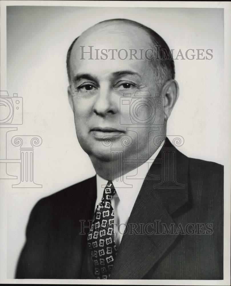 1951 Press Photo A.T. Mercier, President of Southern Pacific Company.- Historic Images