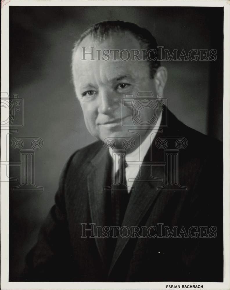 1968 Press Photo Carl Menger, Triangle Conduit and Cable President. - hpa75278- Historic Images