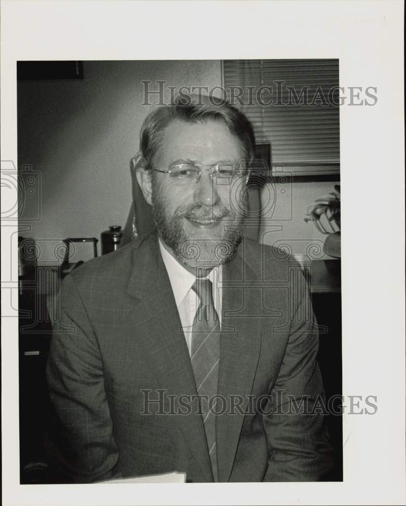 1985 Press Photo Dr. George Lundberg, Baylor College of Medicine professor.- Historic Images