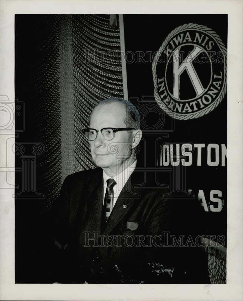 1964 Press Photo Houston&#39;s Latimer Murfee, Downtown Kiwanis Club President- Historic Images