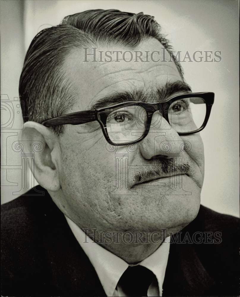 1968 Press Photo Rodolfo Martinez, Mexican Government Tourist Bureau Director.- Historic Images