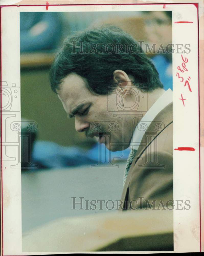 1987 Press Photo Ricky Robinson, convicted in child&#39;s death. - hpa78080- Historic Images